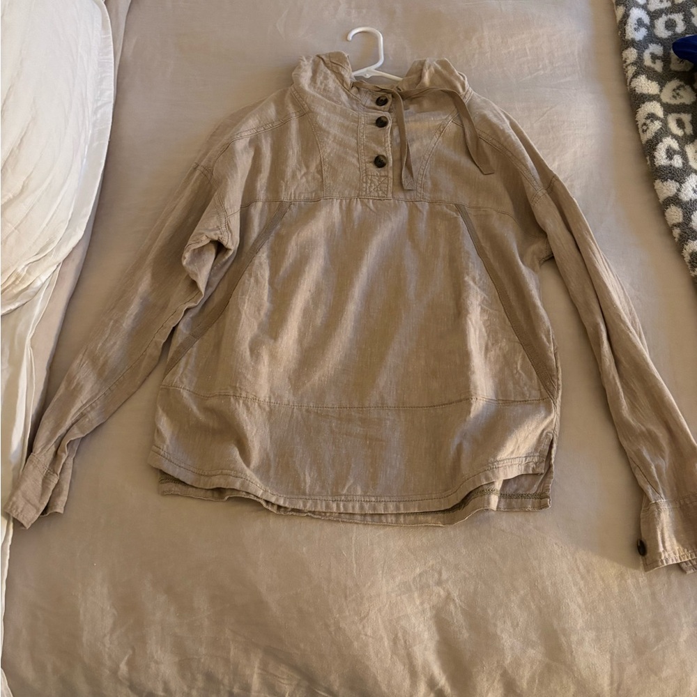Columbia linen hoodie